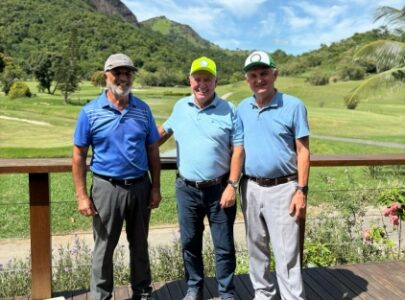 Diretoria da FBCMGolfe visita o Clube Capixaba